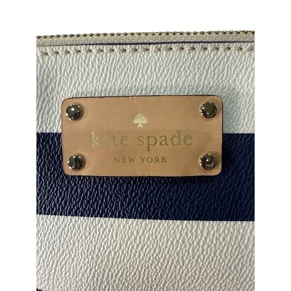 Kate Spade Hanna Crossbody Handbag With Adjustable Strap Blue Navy Stripe NWOT - Picture 3 of 6